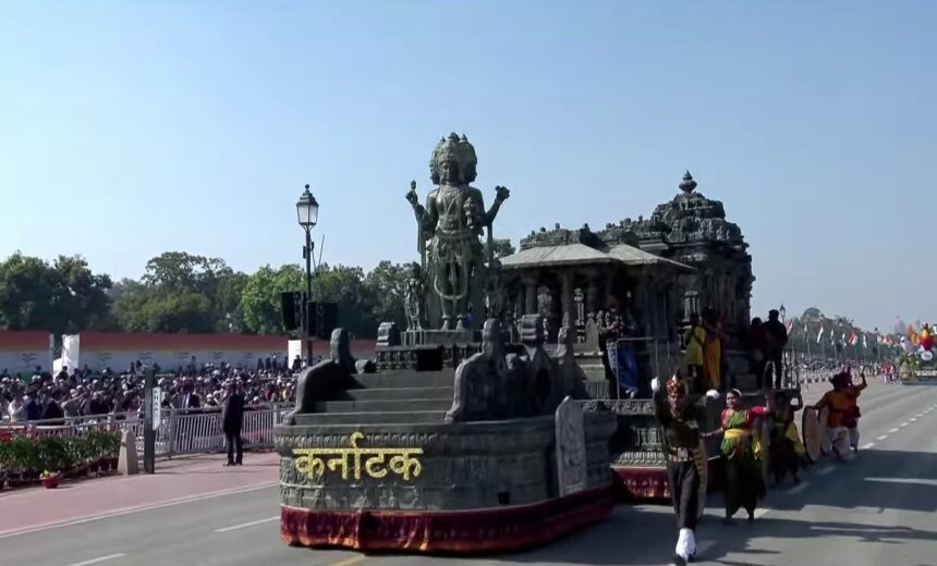 ಗಣರಾಜೋತ್ಸವ ಪರೇಡ್​ | ಎಲ್ಲರ ಮನಸೆಳೆದ ಕರ್ನಾಟಕದ ಸ್ತಬ್ಧ ಚಿತ್ರ