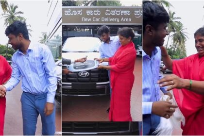ಅಮ್ಮನಿಗೆ ಹೊಸ ಕಾರು ಕೊಡಿಸಿದ  ಡ್ರೋನ್ ಪ್ರತಾಪ್ : ಕಾರ್ ನೋಡಿ ಖುಷಿಯಿಂದ ಕಣ್ಣೀರಾಕಿದ  ಪ್ರತಾಪ್ ತಾಯಿ  !