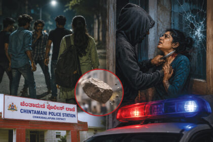 ಚಿಂತಾಮಣಿಯಲ್ಲಿ ವಿದ್ಯಾರ್ಥಿನಿ ಮೇಲೆ ಭೀಕರ ದಾಳಿ ಆರೋಪ: ಚುಡಾಯಿಸಿದ್ದನ್ನು ಪ್ರಶ್ನಿಸಿದ್ದಕ್ಕೆ ಮನೆಗೆ ನುಗ್ಗಿ ಹಲ್ಲೆ, ಕಲ್ಲು ತೂರಾಟ